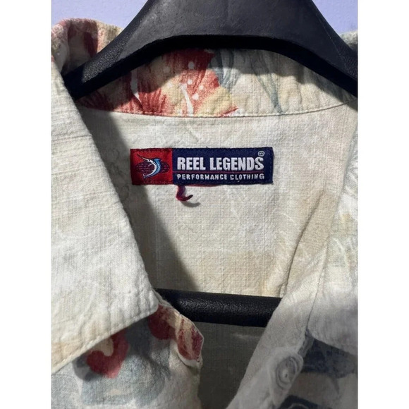Reel  Legends mens fishing shirt‎ button up size XL - Picture 4 of 4